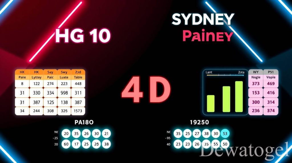 Data Sydney Warna Paito